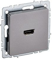 Розетка СП BRITE HDMI РHDMI-0-БрС механизм сталь IEK BR-H10-K46