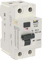 Выключатель дифференциального тока (УЗО) 2п 40А 300мА тип A ВДТ R10N ARMAT IEK AR-R10N-2-040A300