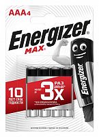 Элемент питания алкалиновый MAX LR03/286 BL4 (2/24/10800) (блист.4шт) Energizer E300157304