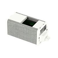Блок Unica System+ пустой для VDI (45х45) бел./сер. ткань SchE INS44214