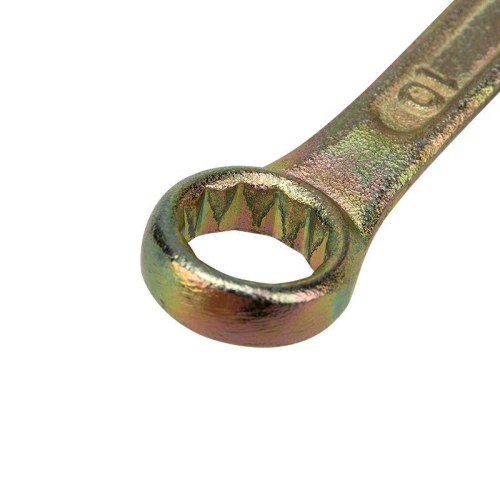 Ключ комбинированный 10мм желт. цинк Rexant 12-5805-2 фото 4