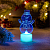 Фигура светодиодная "Снеговик с шарфом 2D" 1LED RGB 0.1Вт IP20 на подставке элементы питания 3хAG13(LR44) (в компл.) Neon-Night 501-053