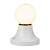 Лампа светодиодная 1Вт шар d45 5LED тепл. бел. E27 Neon-Night 405-116