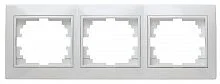 Рамка 3-м СП Plano 1-503-01 гор. бел. Intro Б0027627