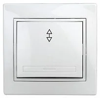 Переключатель 1-кл. СП Plano 10А IP20 1-103-01 250В бел. Intro Б0027599