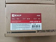 Блок питания намонтажную панель 50Вт Uвх 220В AC m Uвых 5В DC постоянного тока EKF MPS-50W-5