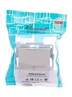 Выключатель 2-кл. СП Vesna с индикацией механизм крем. LEZARD 742-0388-112