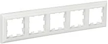 Рамка 5-м BRITE РУ-5-Бр бел./бел. IEK BR-M52-12-K01
