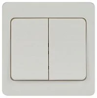 Выключатель 2-кл. СП Style 7-104-01 10А 250В IP20 бел. Intro Б0060617