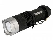 Фонарь LED5135 (LED XPE ZOOM 3 реж 1хLR6 алюм. блистер черн.) Camelion 12915