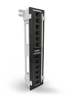Патч-панель настенная кат.5E 12 портов RJ45 (8P8C) PPW-12-8P8C-C5e с подставкой Hyperline 15379