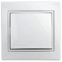 Выключатель 1-кл. СП Plano 10А IP20 1-101-01 250В бел. Intro Б0027586
