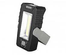 Фонарь светодиодный рабочий WL2-L2W/L03-gy 2COB(150лм)+3LED(30лм) IP44 яркий/эконом магнитное основание с вращением на 180град. ABS-пластик с прорезиненным покрытием 3хAAA (не в компл.) сер. ФАZА 5023703