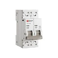 Выключатель автоматический 2п C 2А 4.5кА ВА 47-63N PROxima EKF M634202C